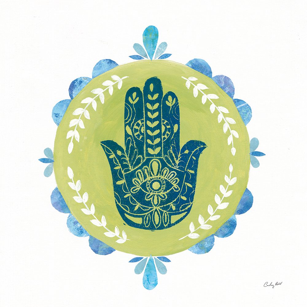 Hamsa Mandala II art print by Courtney Prahl for $57.95 CAD