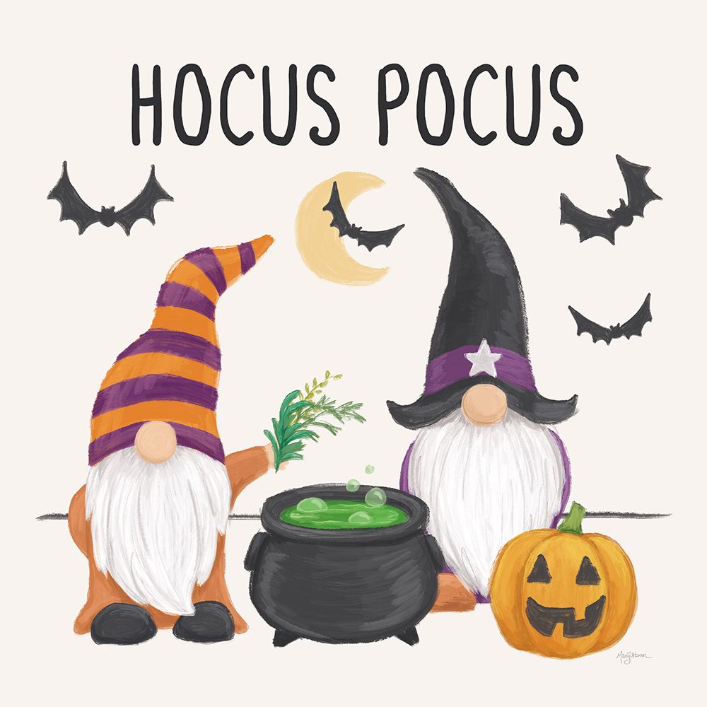 Halloween Gnomes II art print by Mary Urban for $57.95 CAD