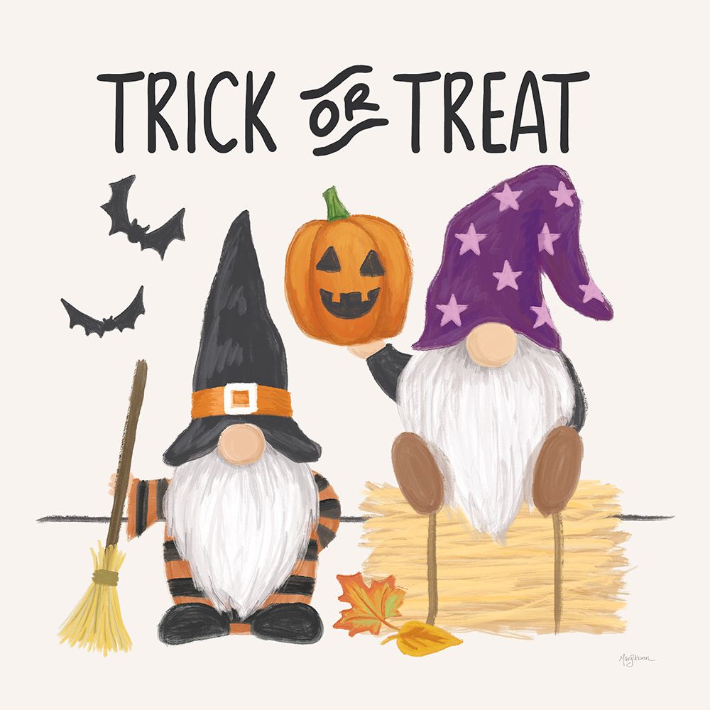 Halloween Gnomes III art print by Mary Urban for $57.95 CAD