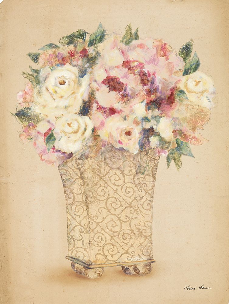 Roses in Painted Vase II art print by Cheri Blum for $57.95 CAD