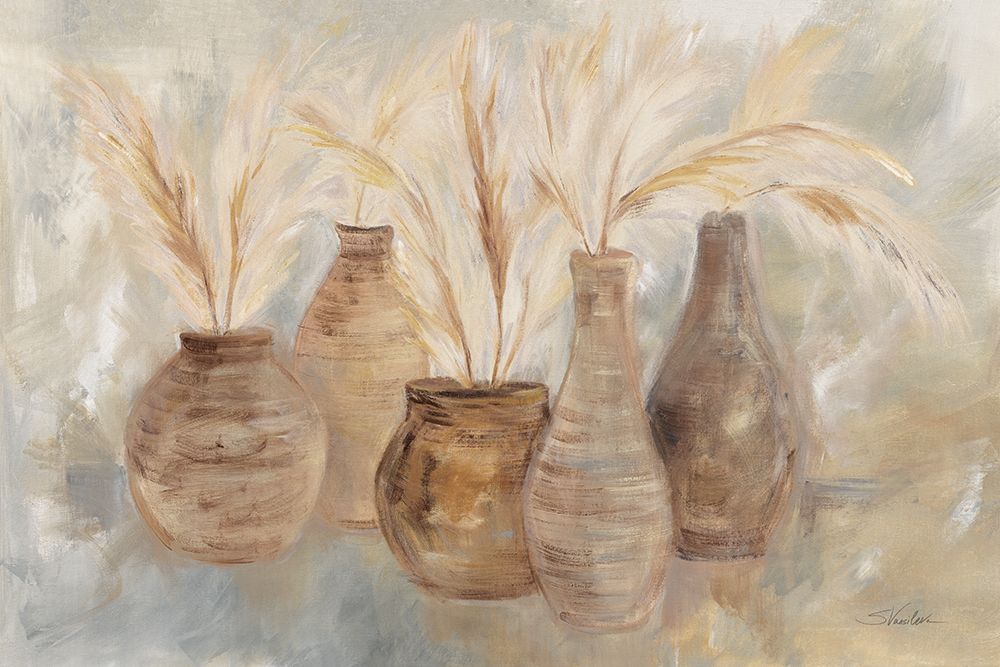 Grasses and Baskets Dark art print by Silvia Vassileva for $57.95 CAD