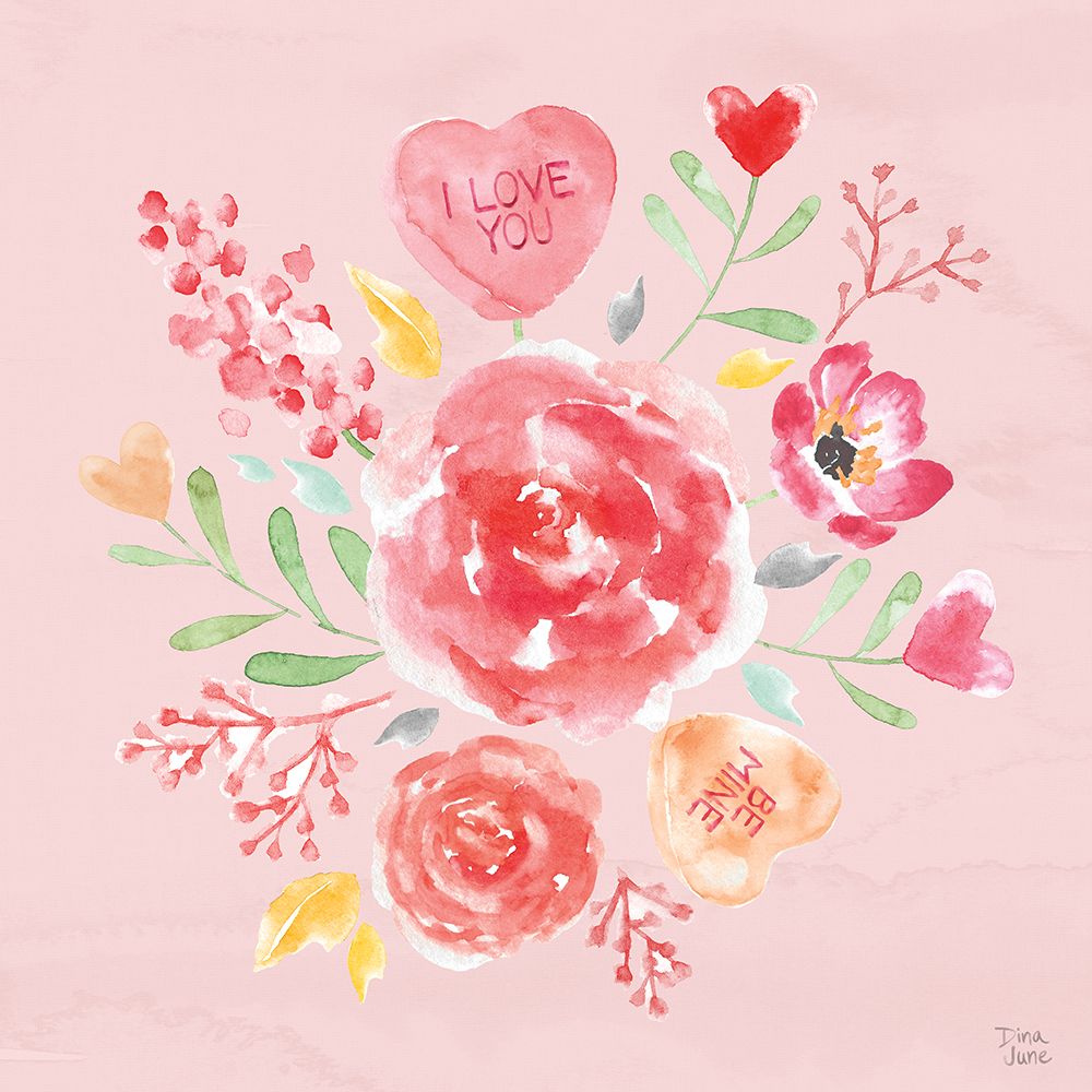 Love Always IV Pink art print by Dina June for $57.95 CAD