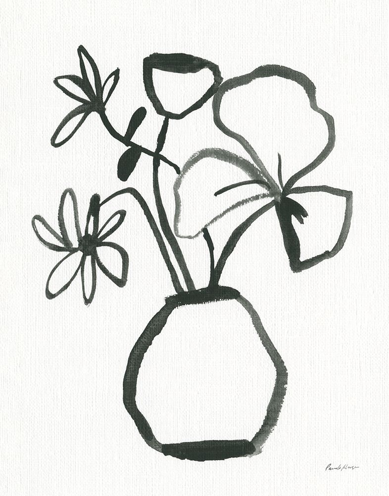Floral Sketch II art print by Pamela Munger for $57.95 CAD