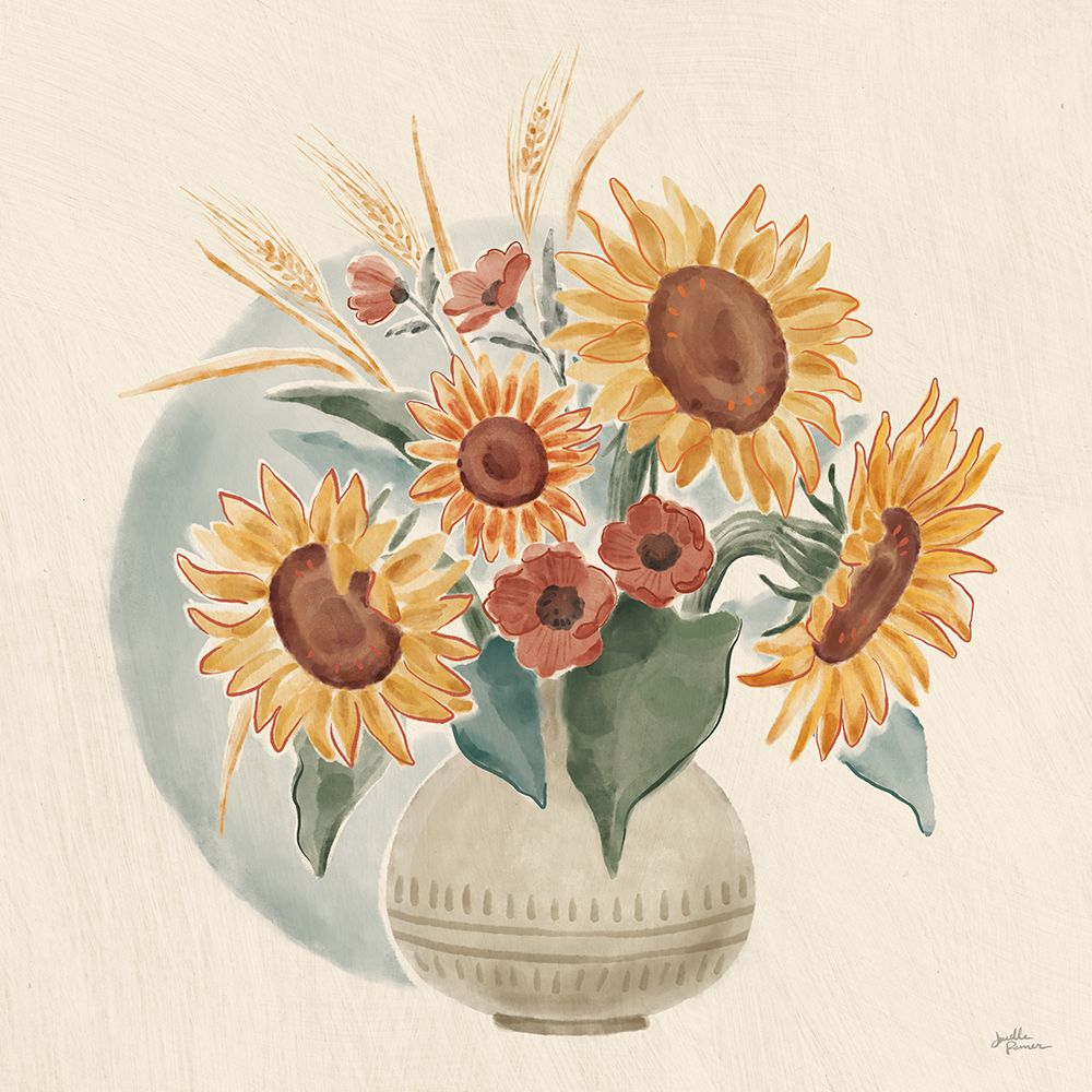 Sunflower Season IV art print by Janelle Penner for $57.95 CAD
