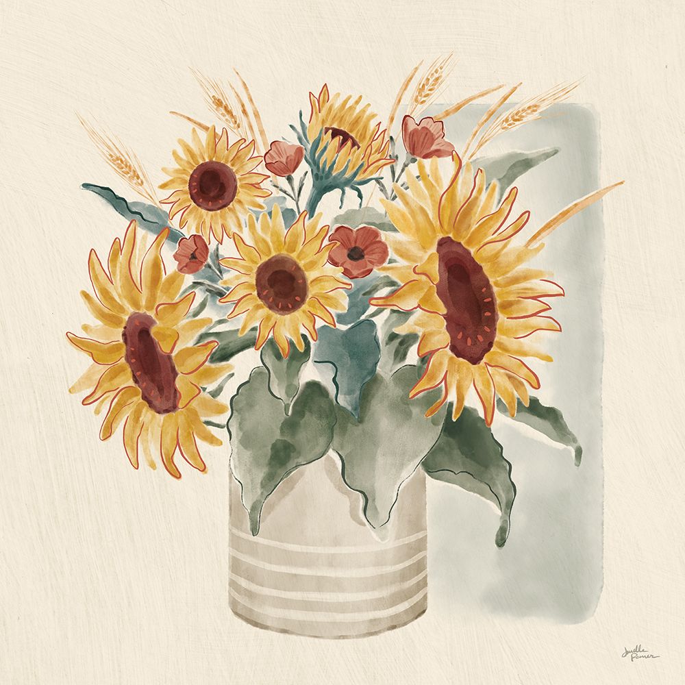 Sunflower Season V art print by Janelle Penner for $57.95 CAD