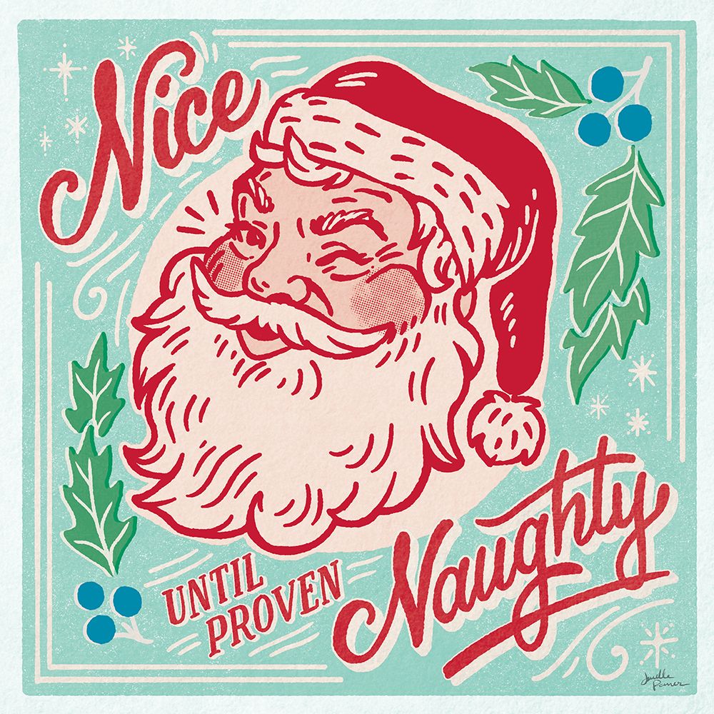Naughty and Nice II Bright art print by Janelle Penner for $57.95 CAD