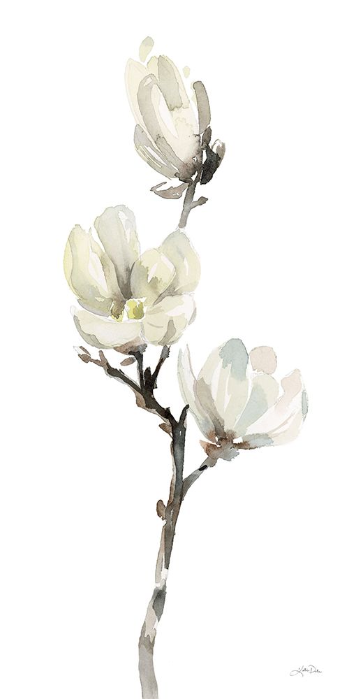 White Magnolia I art print by Katrina Pete for $57.95 CAD