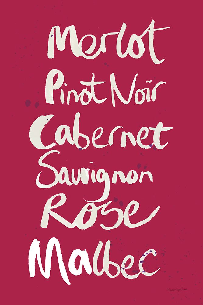 Pop the Cork Wine Words I art print by Mercedes Lopez Charro for $57.95 CAD