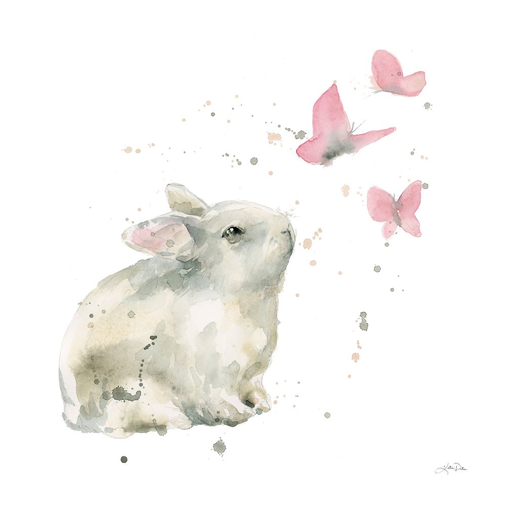 Dreaming Bunny I art print by Katrina Pete for $57.95 CAD