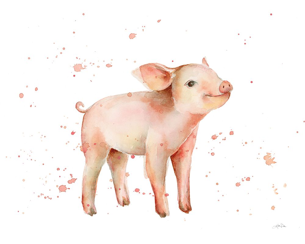 Sweet Piggy art print by Katrina Pete for $57.95 CAD