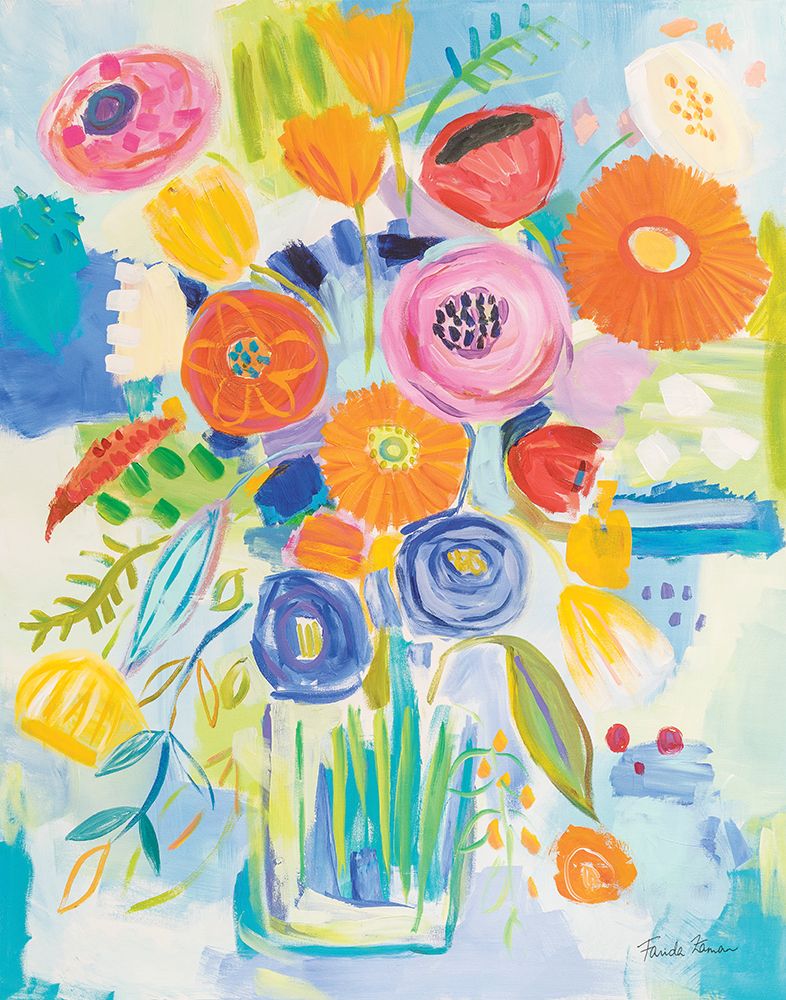 Spring Flowers art print by Farida Zaman for $57.95 CAD