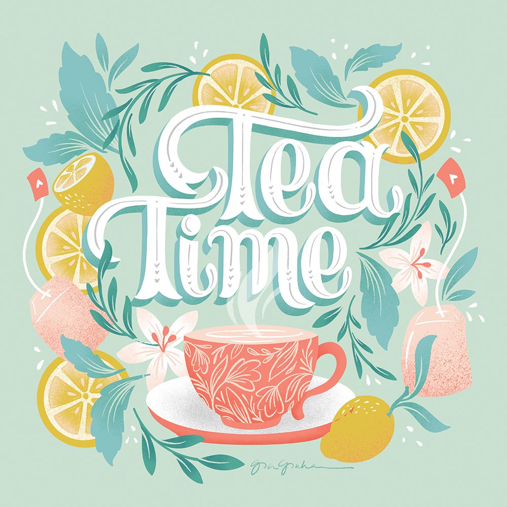 Tea Time V art print by Gia Graham for $57.95 CAD