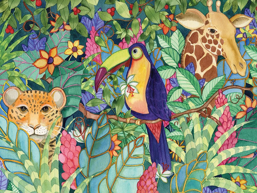 Jungle art print by Kathleen Parr McKenna for $57.95 CAD