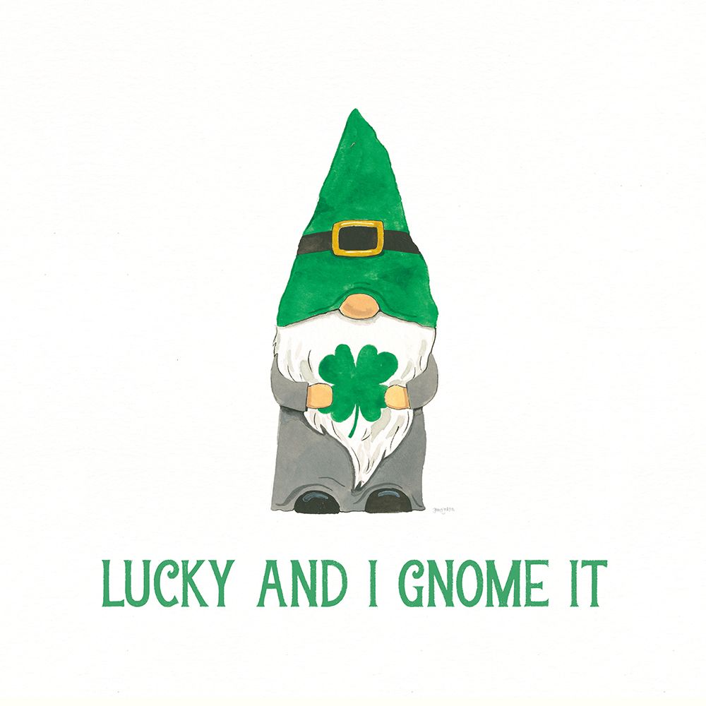 St Patricks Day Gnomes II Lucky art print by Jenaya Jackson for $57.95 CAD