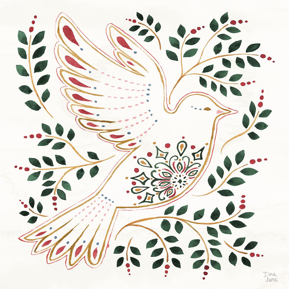 Holiday Sparkle VIII art print by Dina June for $57.95 CAD