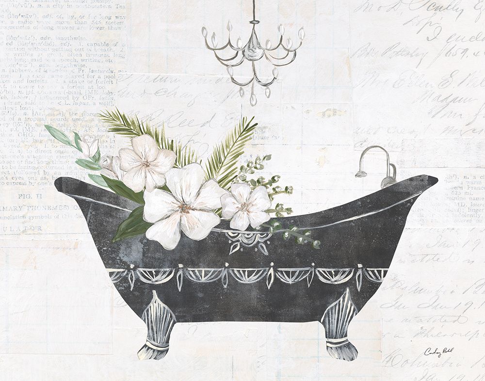 Floral Bath I art print by Courtney Prahl for $57.95 CAD