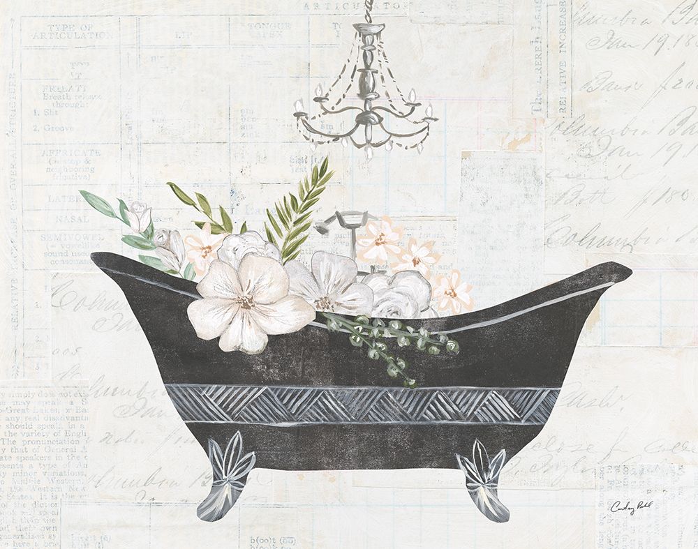 Floral Bath II art print by Courtney Prahl for $57.95 CAD