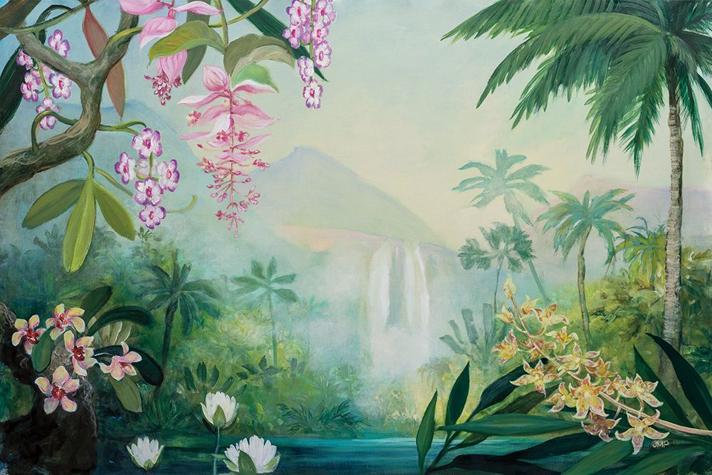 Tropical Falls art print by Julia Purinton for $57.95 CAD