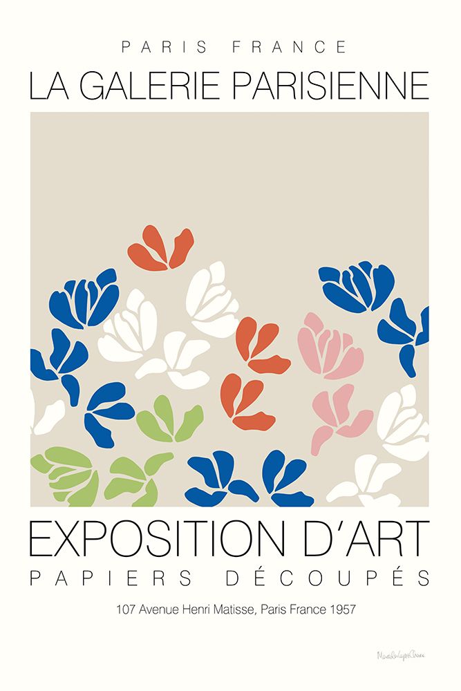 Fleurs de Matisse III art print by Mercedes Lopez Charro for $57.95 CAD