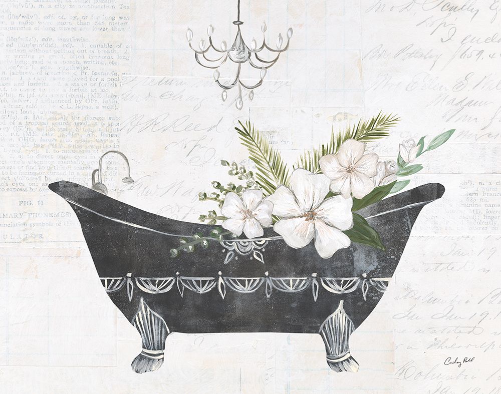 Floral Bath I Flipped art print by Courtney Prahl for $57.95 CAD