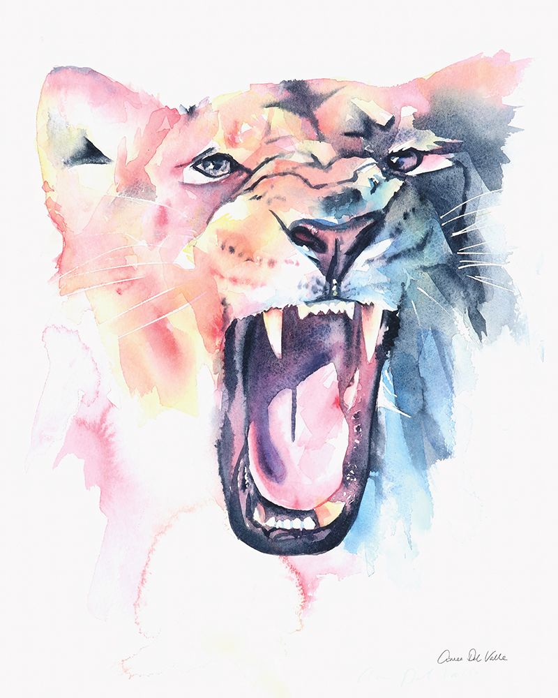 Wild Lioness art print by Aimee Del Valle for $57.95 CAD