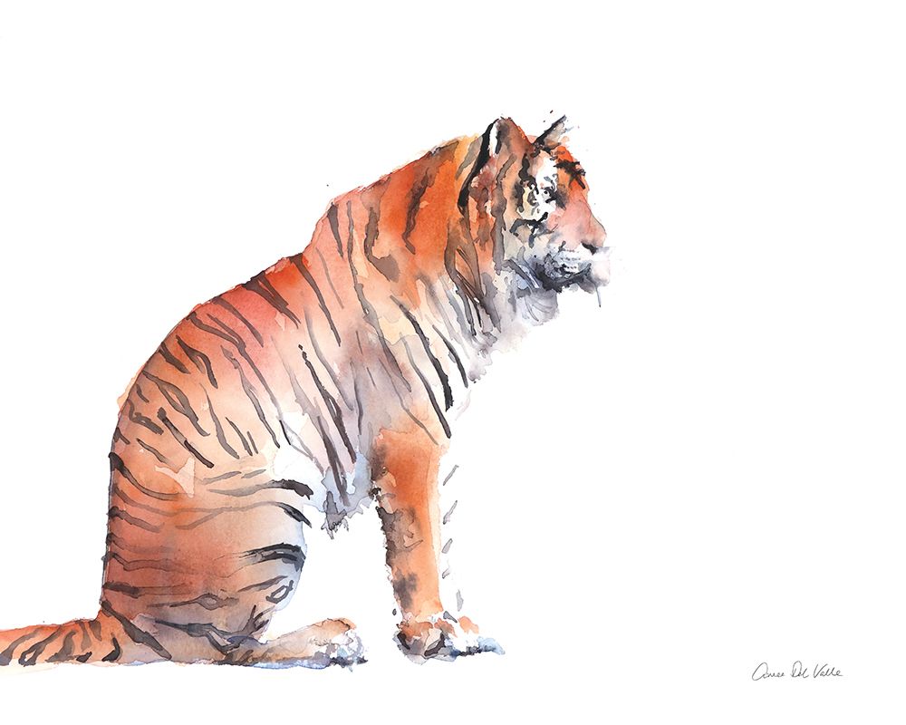 Wild Tiger I art print by Aimee Del Valle for $57.95 CAD