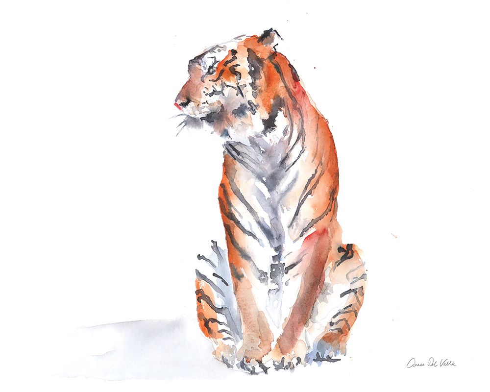 Wild Tiger II art print by Aimee Del Valle for $57.95 CAD