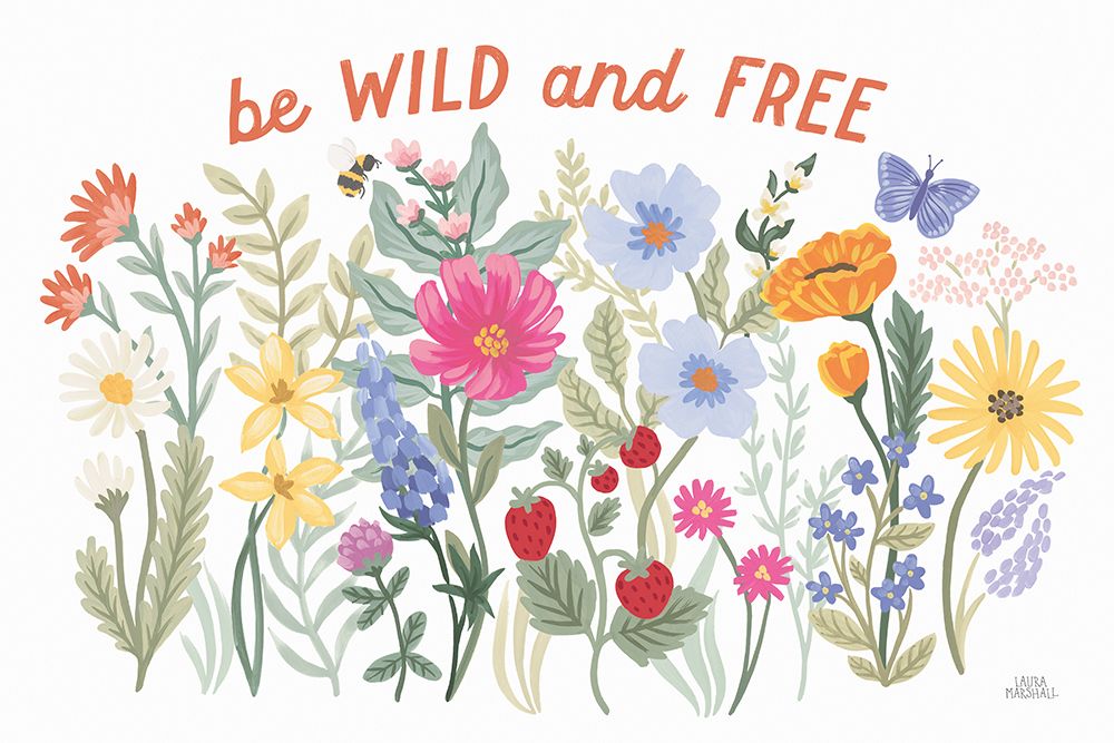 Wild Meadow I art print by Laura Marshall for $57.95 CAD