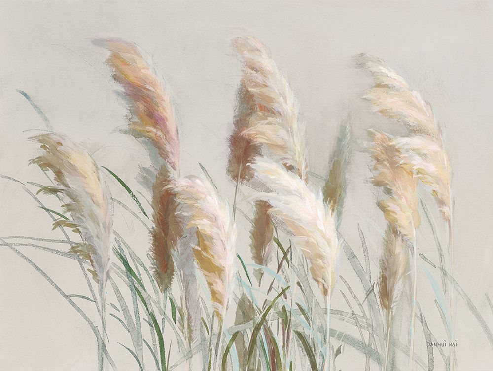 Neutral Pampas Grasses art print by Danhui Nai for $57.95 CAD