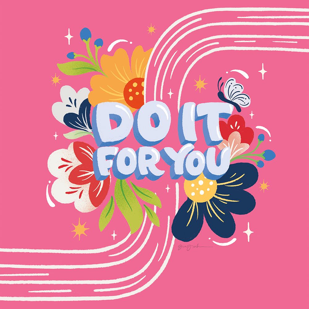 Do it For You I Bright Sq art print by Gia Graham for $57.95 CAD