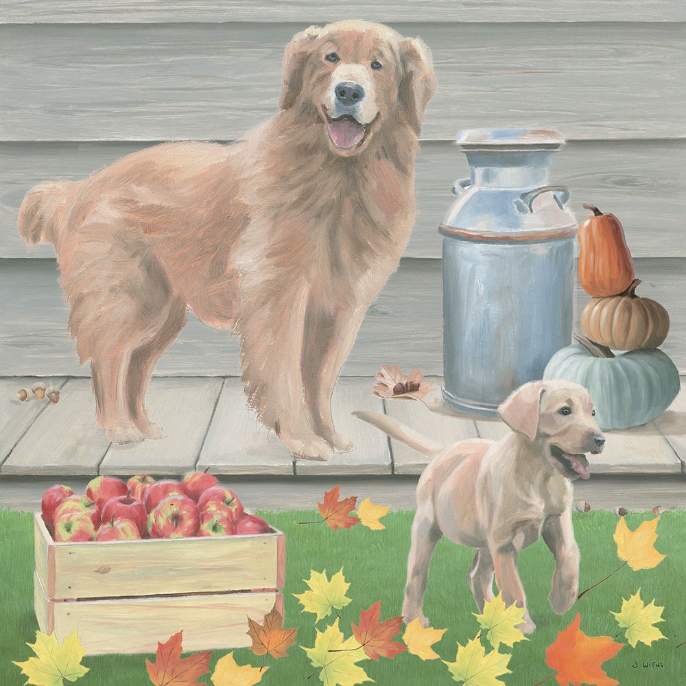 Fall at the Farm III art print by James Wiens for $57.95 CAD