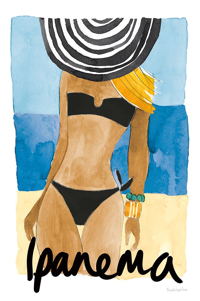 Ipanema Girl art print by Mercedes Lopez Charro for $57.95 CAD