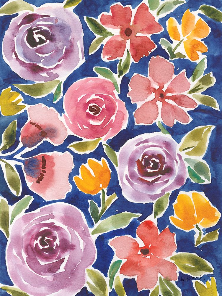 Flower Patch III art print by Cheryl Warrick for $57.95 CAD