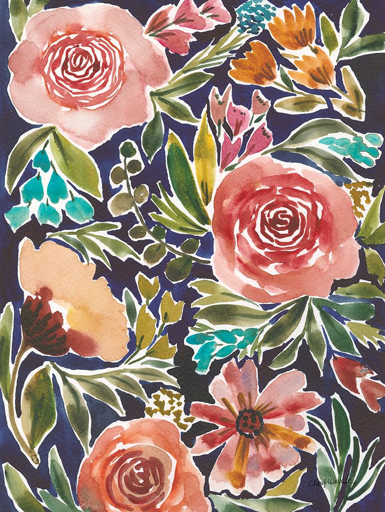 Flower Patch IV art print by Cheryl Warrick for $57.95 CAD