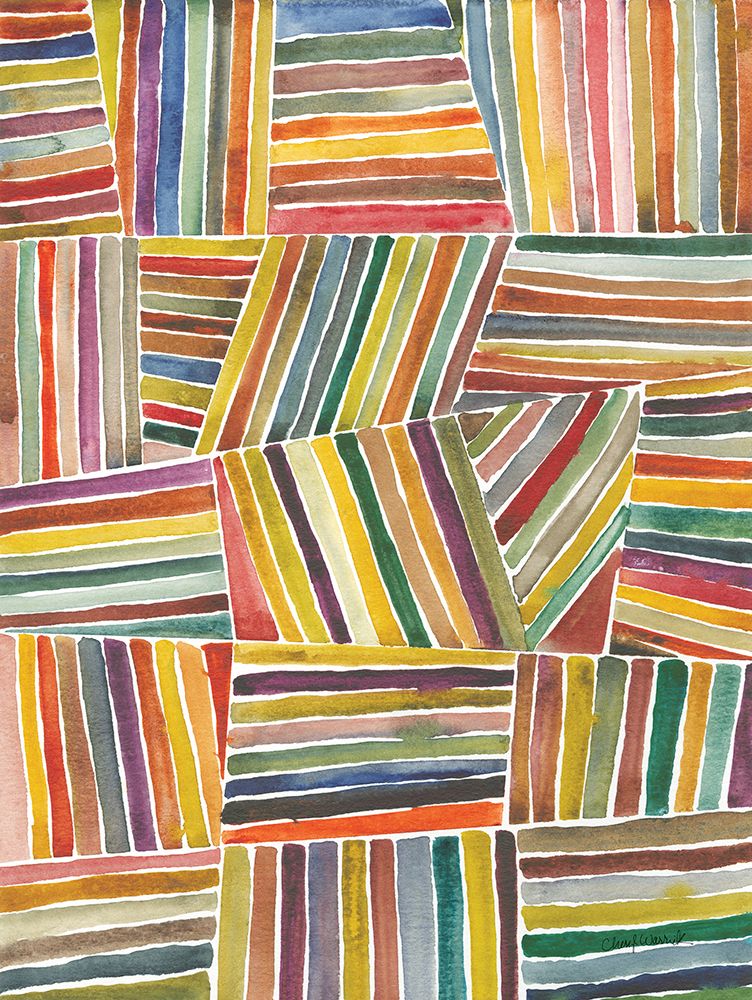 Stripes I art print by Cheryl Warrick for $57.95 CAD