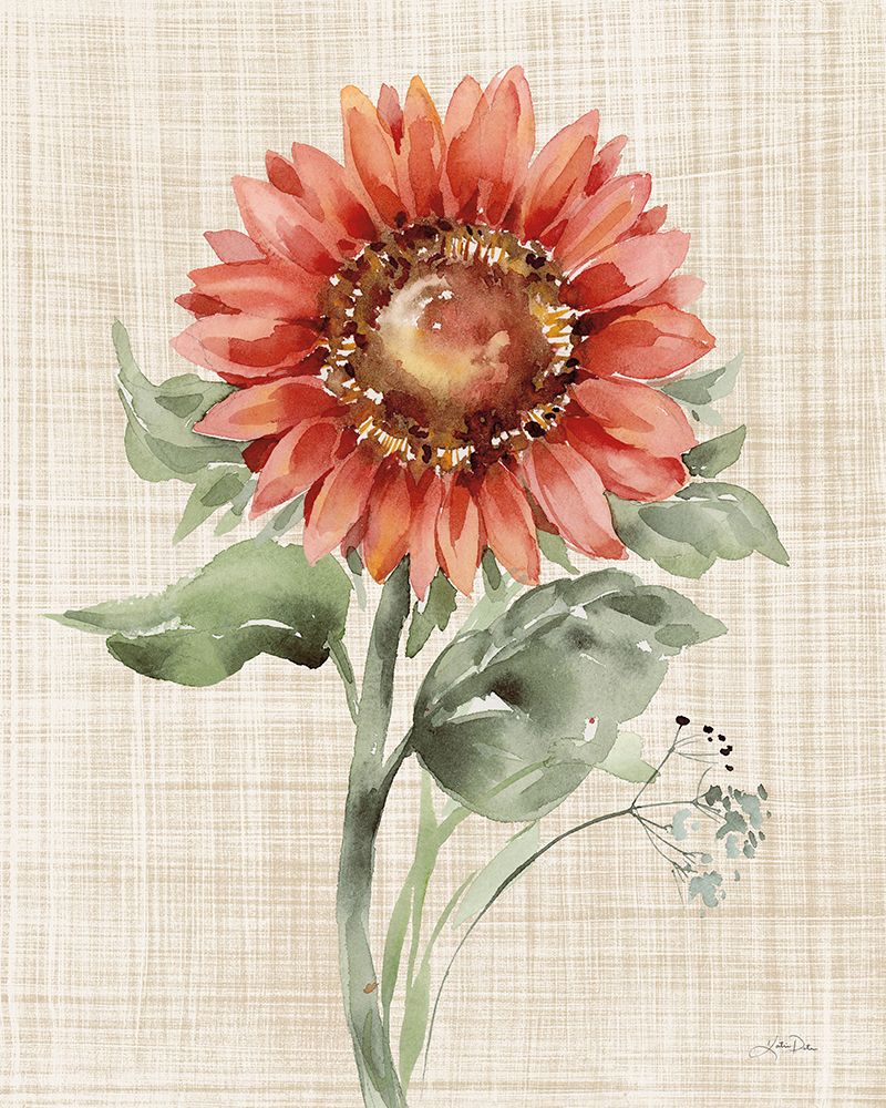 Autumn Ramble II Linen art print by Katrina Pete for $57.95 CAD