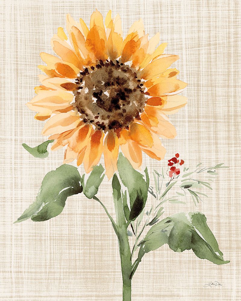 Autumn Ramble III Linen art print by Katrina Pete for $57.95 CAD