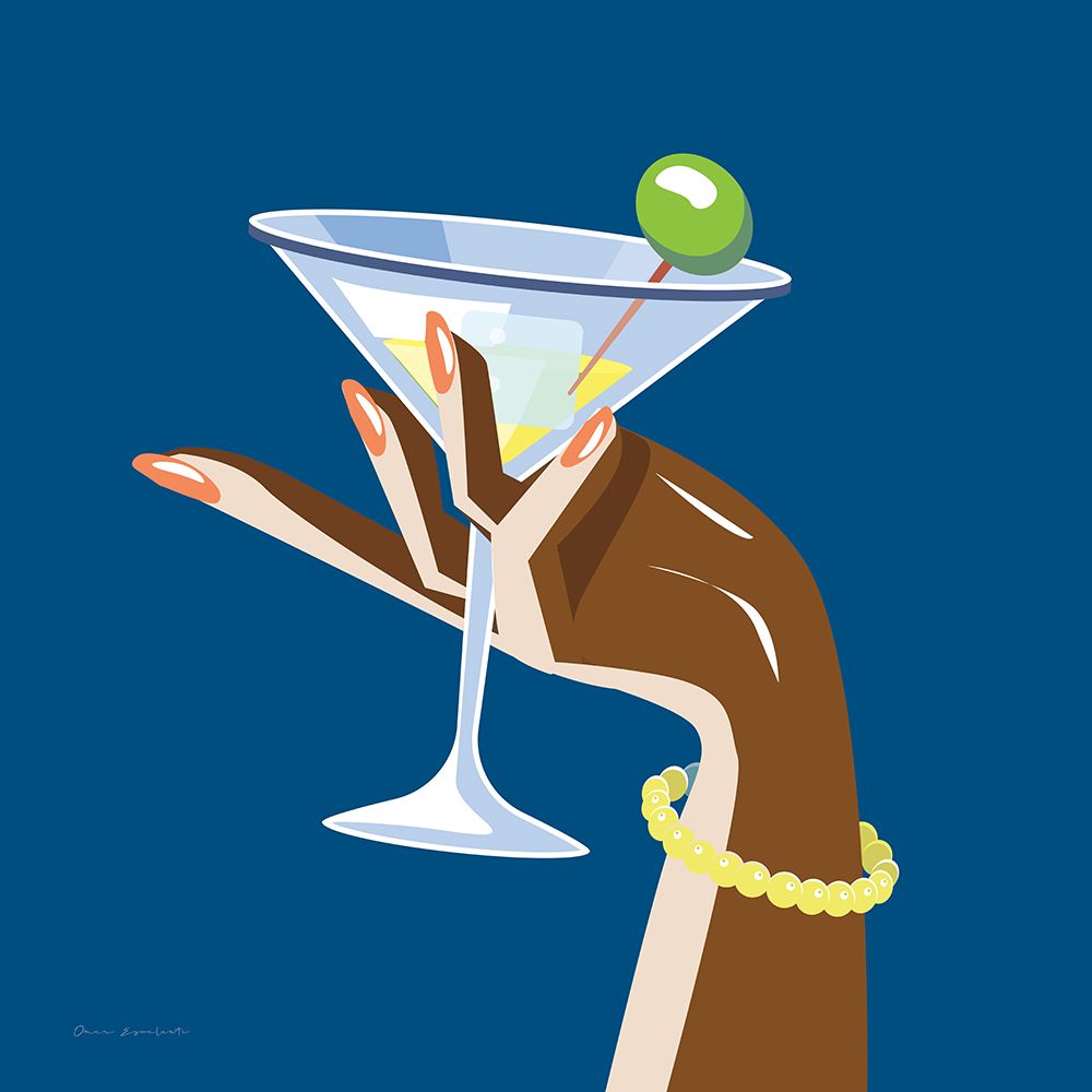 Cocktail Time I Sq art print by Omar Escalante for $57.95 CAD