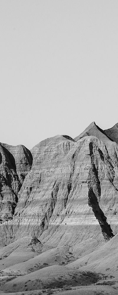 Badlands BW Panel II art print by Nathan Larson for $57.95 CAD