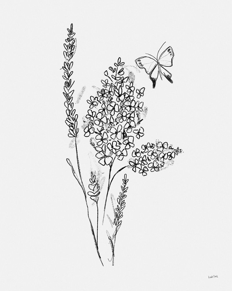 Among Wildflowers I art print by Leah York for $57.95 CAD
