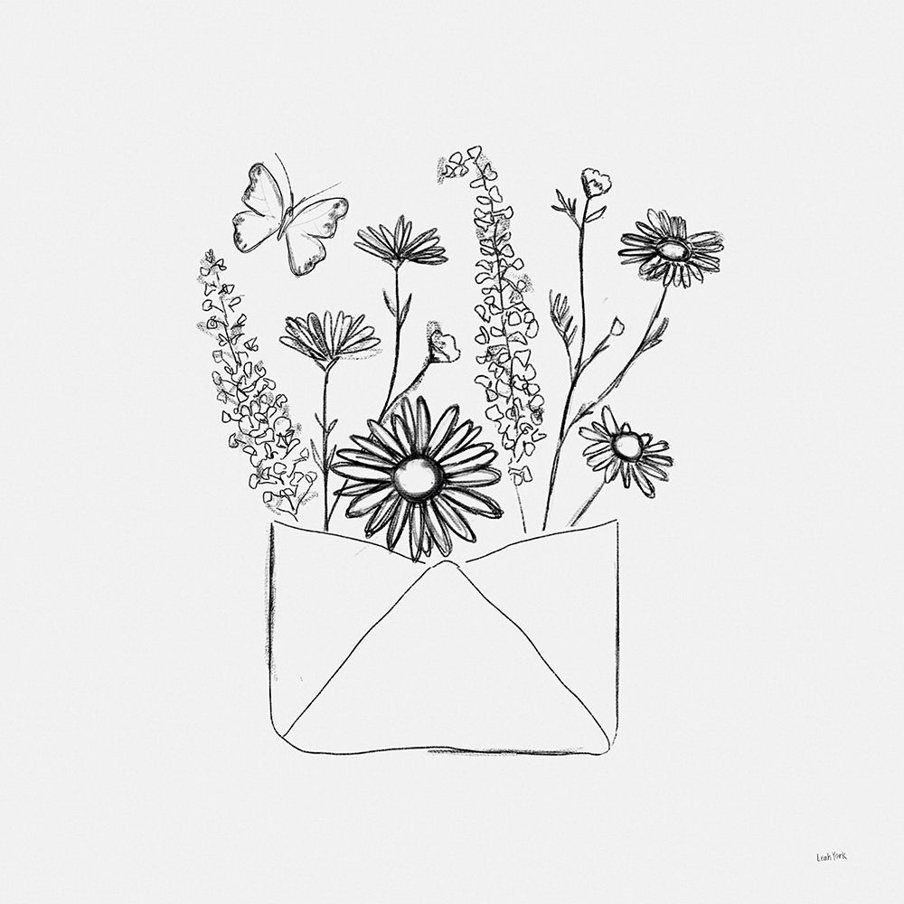 Among Wildflowers V art print by Leah York for $57.95 CAD