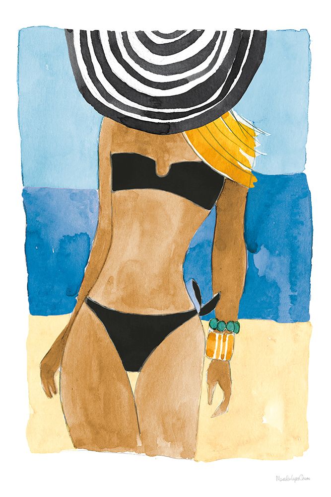 Ipanema Girl No Words art print by Mercedes Lopez Charro for $57.95 CAD