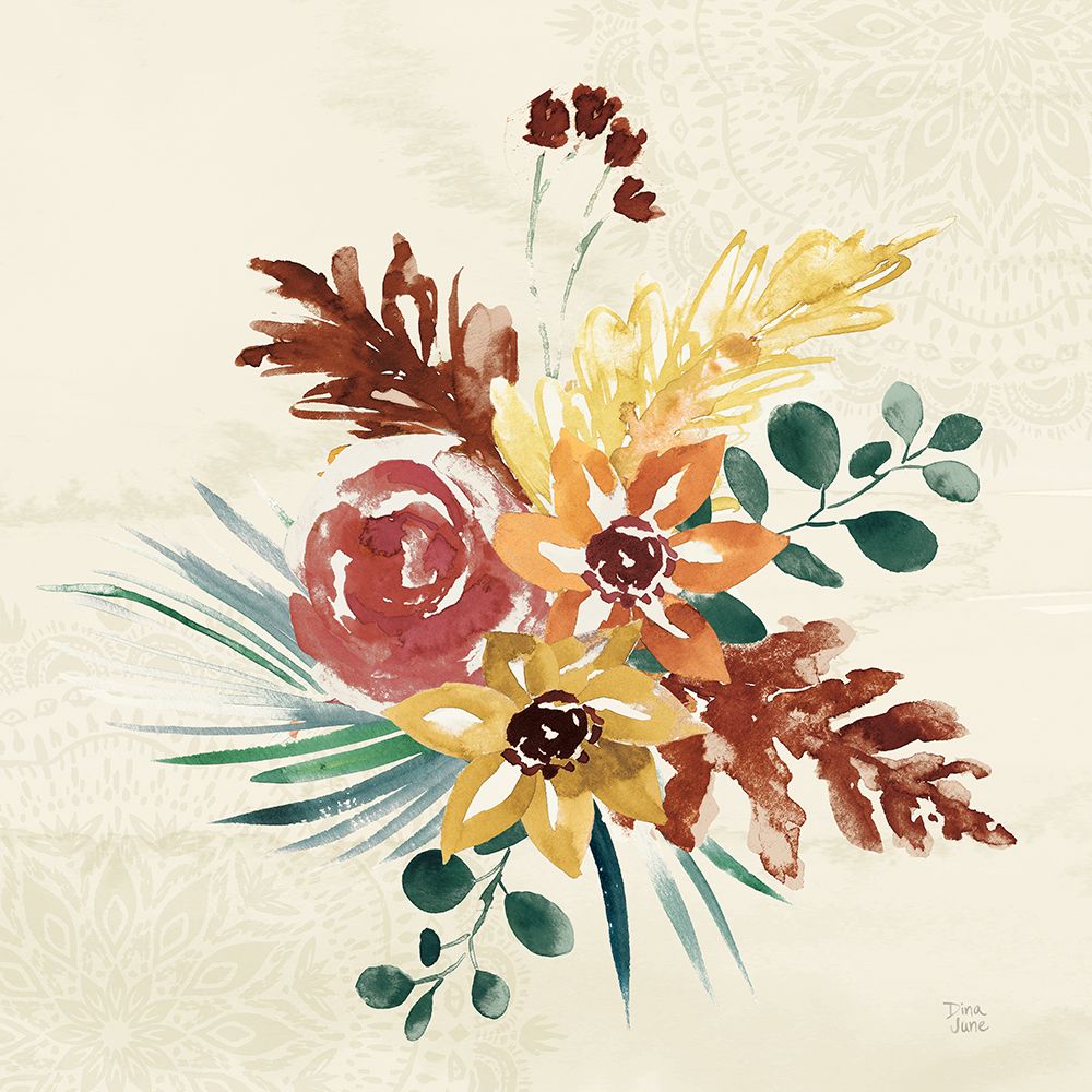Autumnal Garden II art print by Dina June for $57.95 CAD