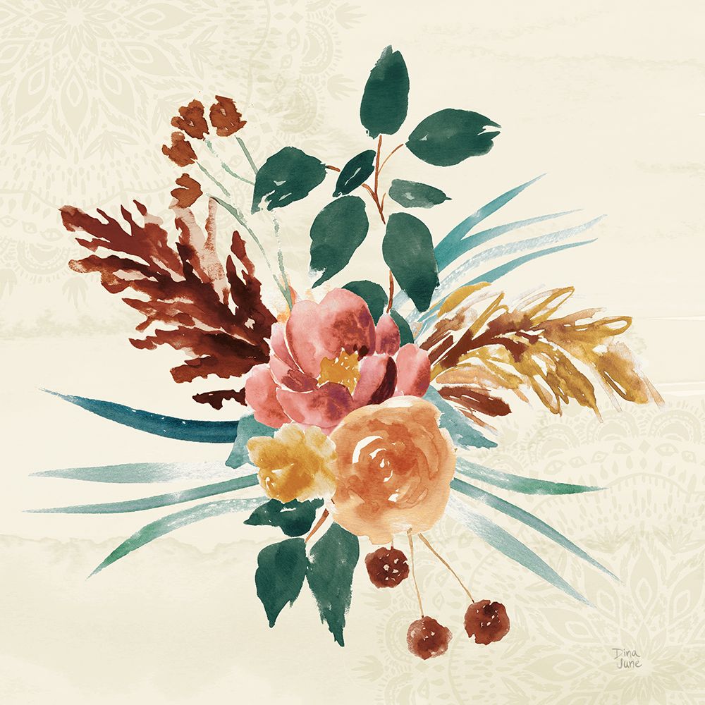 Autumnal Garden III art print by Dina June for $57.95 CAD