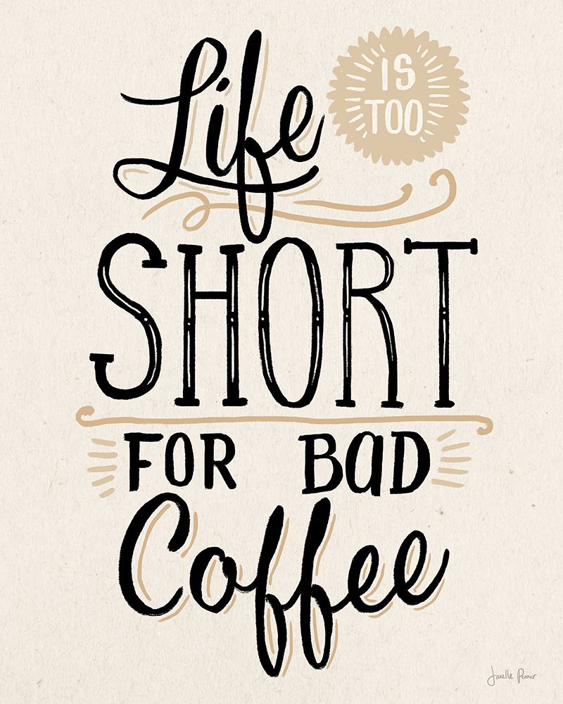 Bad Coffee I Neutral art print by Janelle Penner for $57.95 CAD