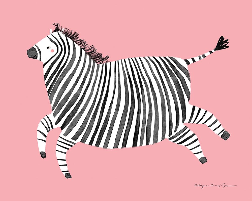 Zebra art print by Kasia Kucwaj-Tybur for $57.95 CAD