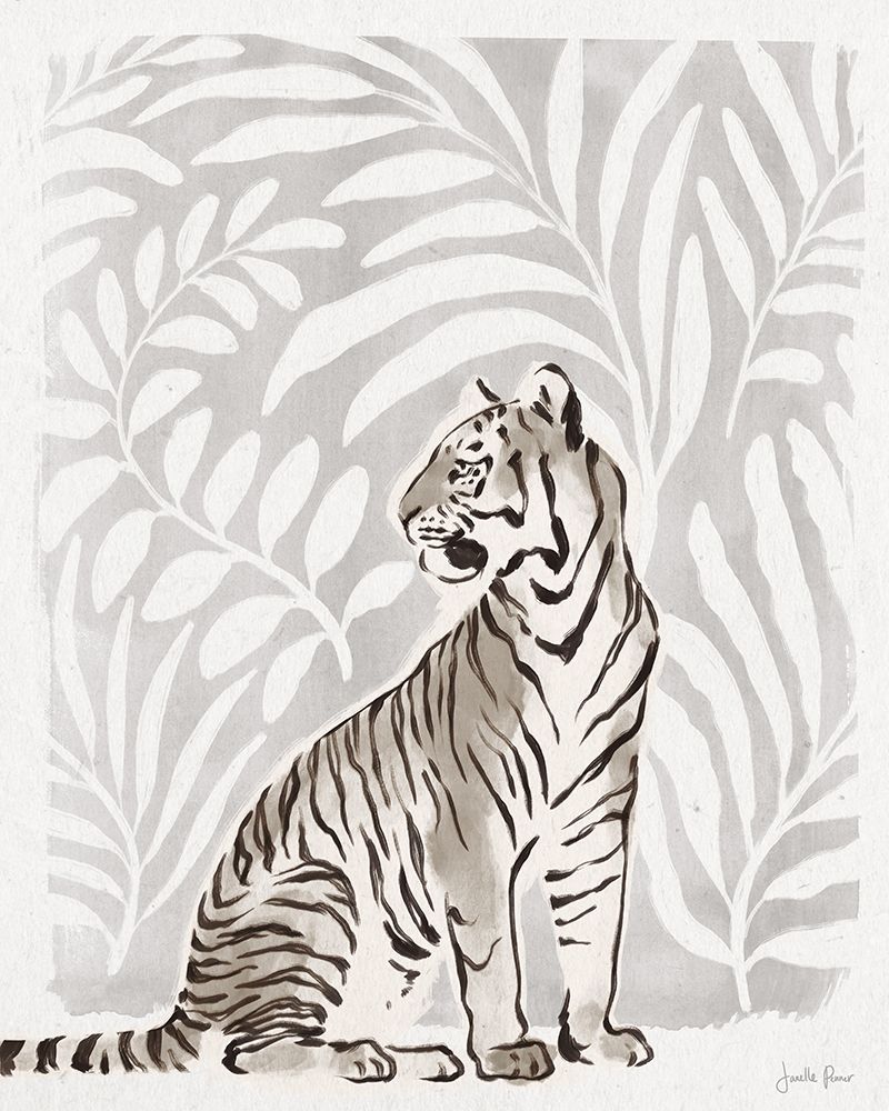 Jungle Cats II Neutral art print by Janelle Penner for $57.95 CAD