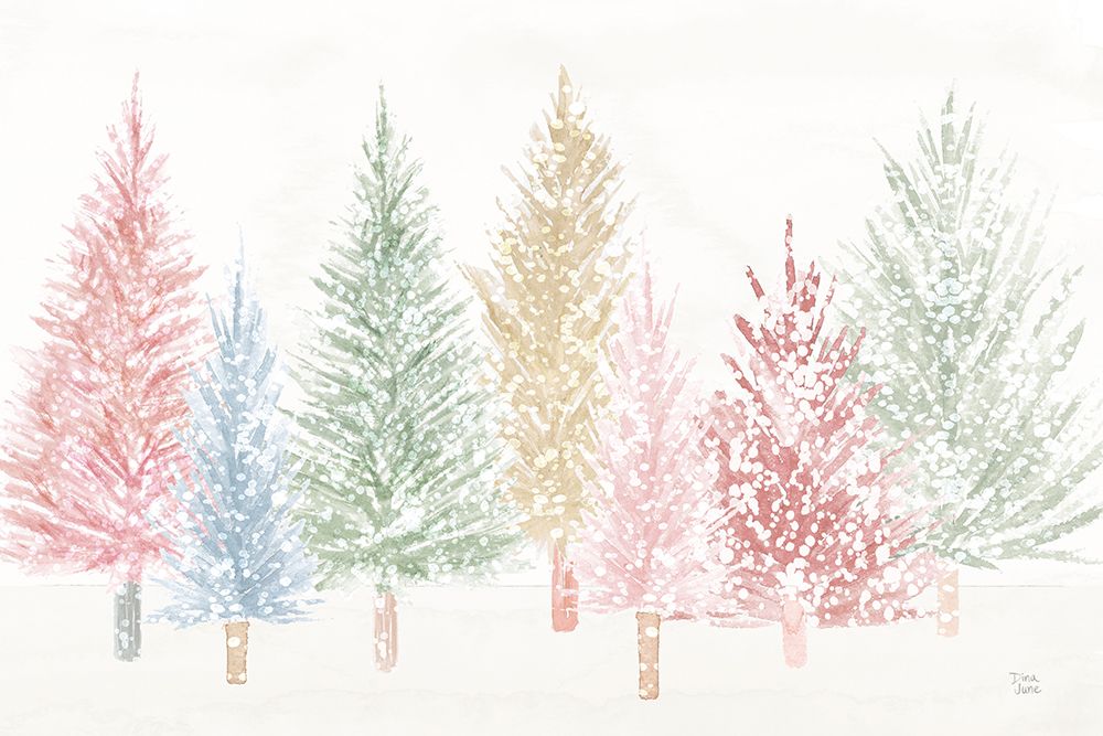 Holiday Sparkle I Pastel art print by Dina June for $57.95 CAD