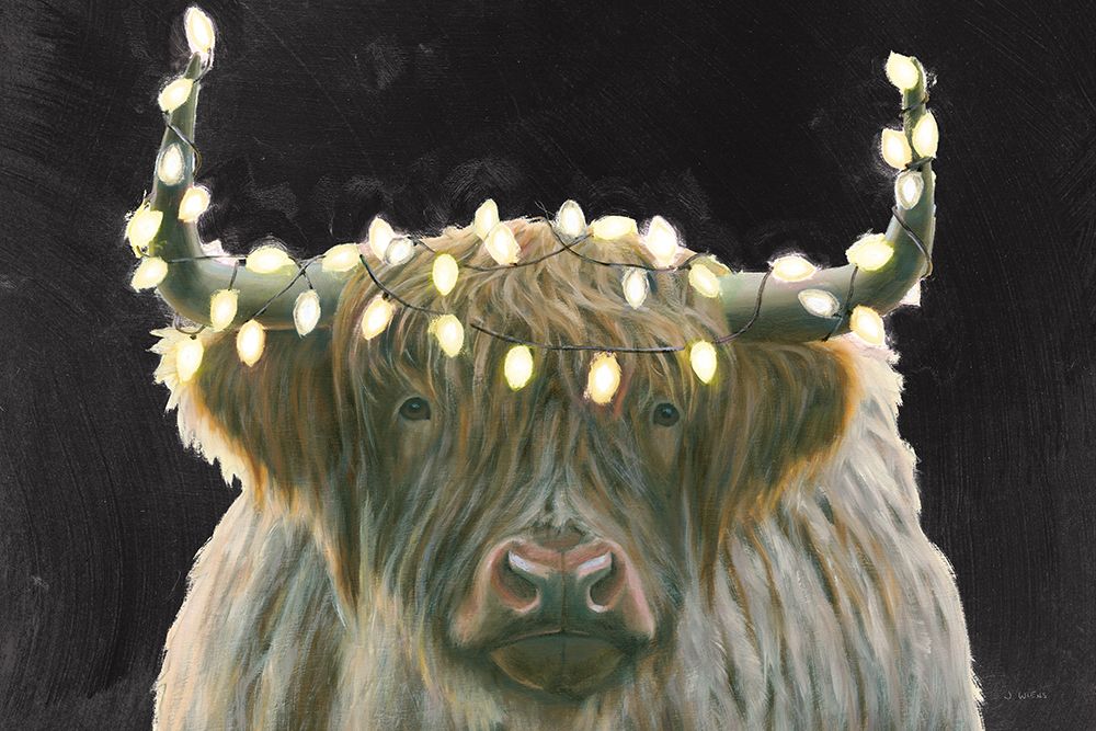 Holiday Highlander BW art print by James Wiens for $57.95 CAD