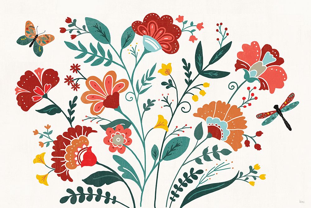 Floral Style I art print by Veronique Charron for $57.95 CAD